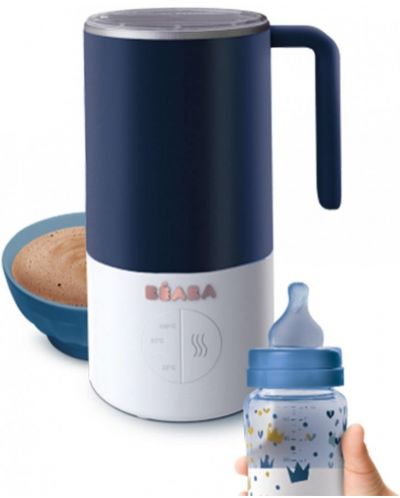 Уред за приготвяне на адаптирано мляко Beaba - Milk`Prep, Night Blue - 1